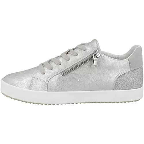 Geox D Blomiee A, Sneakers Donna, Argento