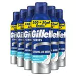 Gillette Schiuma da Barba Rinfrescante con Eucalipto e Effetto Lenitivo