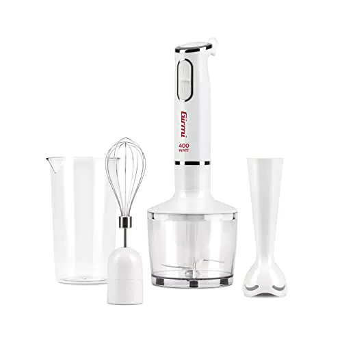 Girmi MX16 Mixer ad immersione 3 in 1 con frullatore, mixer e frusta, 400 W