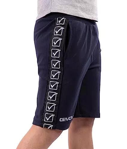 GIVOVA Bermuda Terry Band Modello Blu
