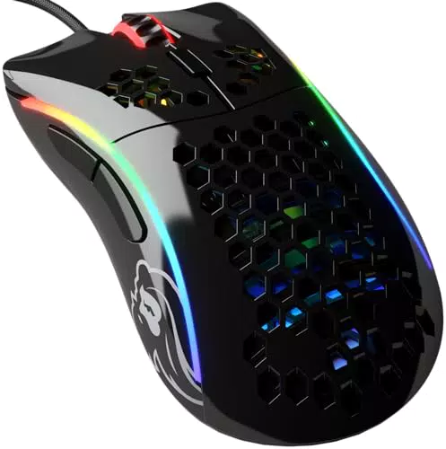 Glorious Gaming Model D Mouse da Gaming Wired Ergonomico con Sensore Pixart 3360