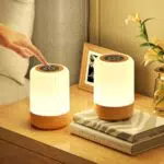 Görvitor Lampada da Comodino Touch Dimmerabile LED Ricaricabile con Timer