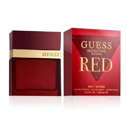 Guess Seductive Red Eau de Toilette Uomo - Profumo Orientale Vaniglia Elegante