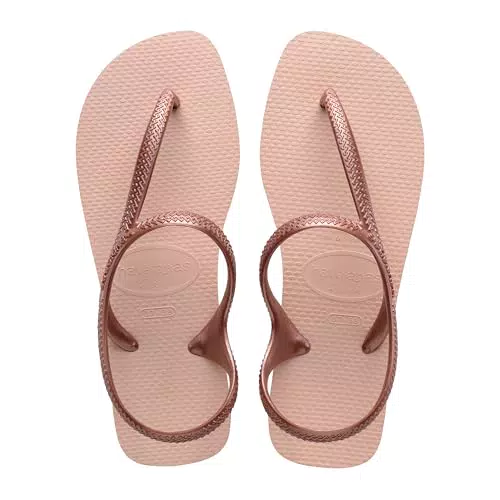 Havaianas Flash Urban - Sandali Comodi e Versatili per Donna con Cinturini Metallizzati