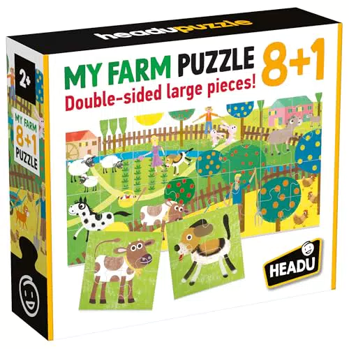 Headu Puzzle Animali Domestici IT20867 - Gioco Educativo per Bambini