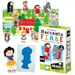 Headu Flashcards Raccontafiabe - Gioco Educativo per Bambini 2-4 Anni