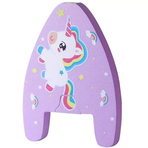 HeySplash Kickboard per Bambini - Tavoletta Allenamento Acquatica Unicorno