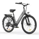 HillMiles Bici Elettrica Per Adulti Da 26, 7 Velocità Bicicletta Elettrica da 36V 13Ah Batteria Rimovibile