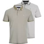 JACK & JONES Jjepaulos Polo SS 2pk MP Noos, Crockery/Confezione: W. Lgm