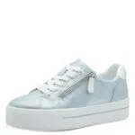 Jana Sneakers Plateau Vegan con Reißverschluss per Donna