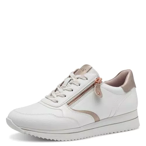Jana Sneakers Donna Vegan con Zip - Scarpe da Ginnastica Comode e Eleganti