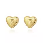 Joo&Rind Orecchini in Oro 18K con Lettere Iniziali, Anallergici e di Design