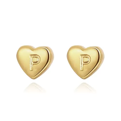 Joo&Rind Orecchini in Oro 18K con Lettere Iniziali, Anallergici e di Design