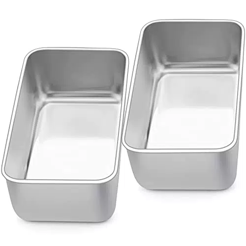 Joyfair Stampo per Pane in Acciaio Inox 23 cm x 12 cm x 6 cm - Sano e Non Tossico