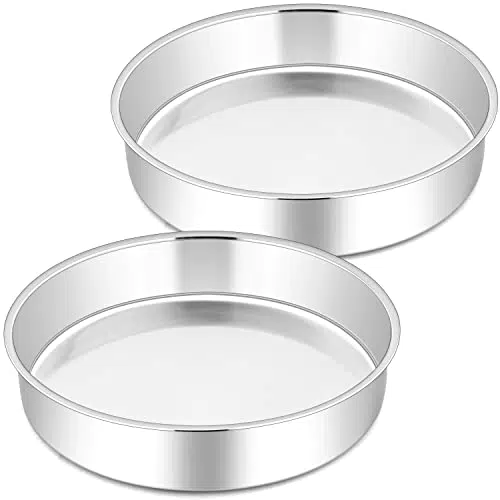 Joyfair Stampo per Torta in Acciaio Inox, a Sgancio Rapido per Dolci e Gelatine