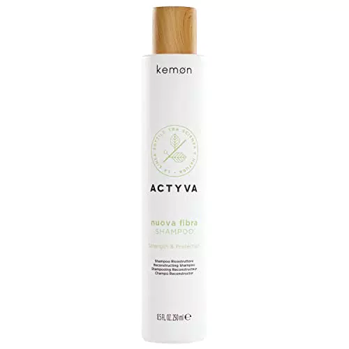 Kemon Actyva Shampoo Ristrutturante per Capelli Sfibrati con Amaranto e Alga Rossa