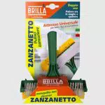 Briantina Spazzola Pulisci Zanzariera con Spugna - Doppio Uso Pulisce e Spolvera