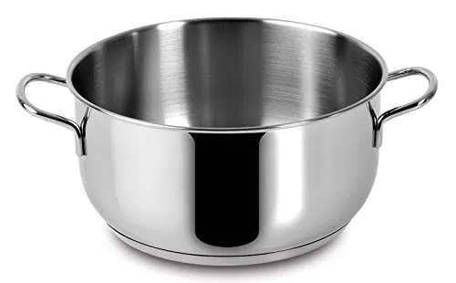 Lagostina Casseruola Fonda Ø 18 cm Acciaio Inox 18/10 con Fondo Lagoseal Plus