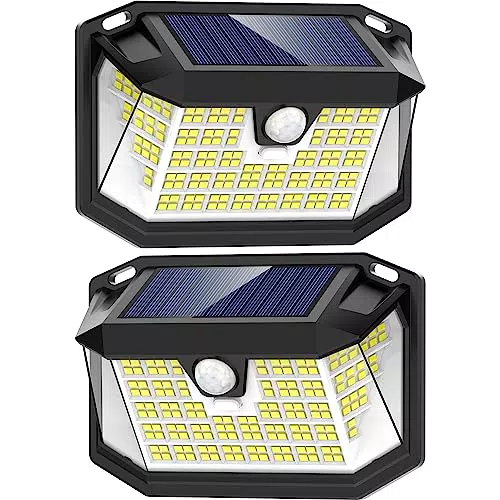 LANSOW 188 Luce Solare da Esterno Impermeabile con Sensore di Movimento