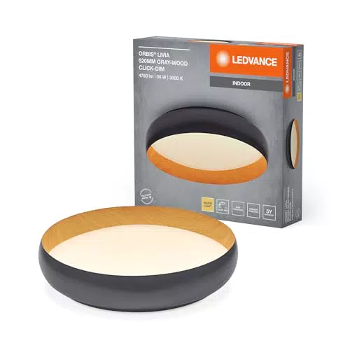 LEDVANCE LED ORBIS Livia Lampada Dimmerabile 36W 2000lm IP20 con Viti Inclusi