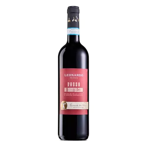Leonardo da Vinci Rosso di Montalcino 2022 - Vino con Gusto Equilibrato e Speziato