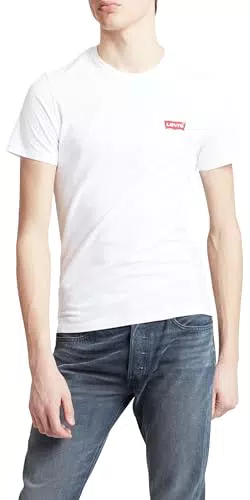 Levi's 2-Pack Crewneck Graphic Tee, T-shirt Uomo, Multicolore
