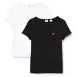 Levi's 2pack Crewneck Tee Ss 2 Pack Tee Starst, T-Shirt Donna