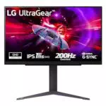 LG UltraGear 27GS75Q Monitor Gaming 27 QHD 200Hz 1ms G-Sync FreeSync HDR10