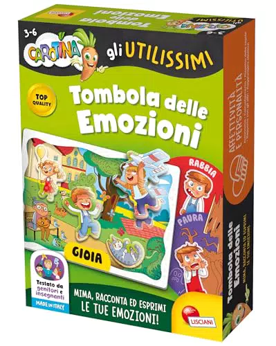 Lisciani Giochi - Carotina: Tombola delle Emozioni per Educare e Divertire