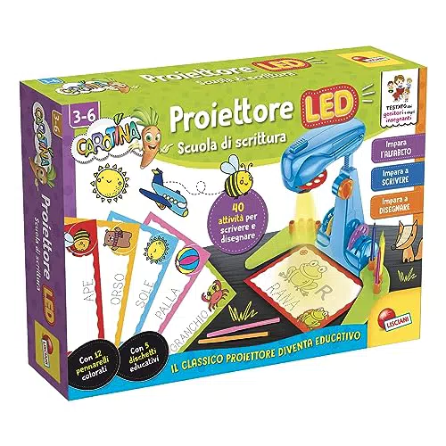 Lisciani Giochi Carotina Proiettore - Scuola di Lettura e Scrittura