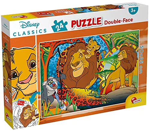 Lisciani Giochi Puzzle Disney Re Leone per Bambini, Modello DF Plus