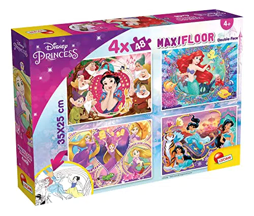 Lisciani Giochi Puzzle Maxifloor Disney Princess 91744 - 35 cm x 25 cm