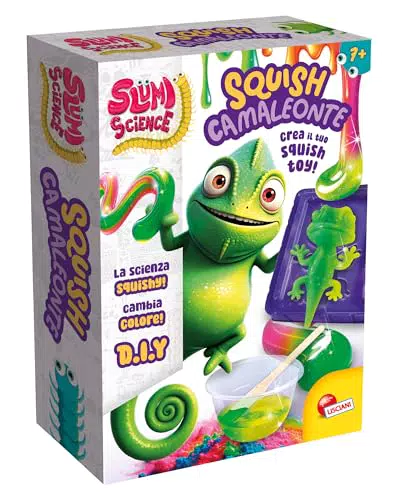 Lisciani Giochi - Slumi Science Pocket squish camaleonte
