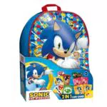 Lisciani Giochi Sonic Card Games in Backpack - Gioco di carte 2 in 1