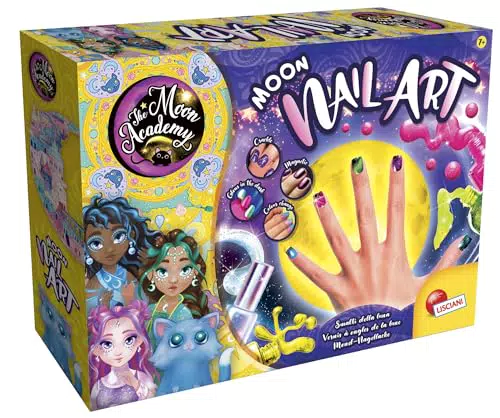 Lisciani Giochi Academy Moon Nail Art - Kit per Manicure Creativa