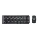Logitech MK220 Combo: Tastiera e Mouse Wireless Compatti per PC e Laptop
