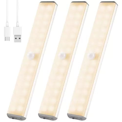 Luce Notturna LED Ricaricabile con Sensore di Movimento per Interni