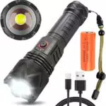 LUXJUMPER Torcia LED Super Luminosa 600000 Lumen Impermeabile per Campeggio e Emergenze