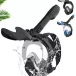 SnorkelMaster Maschera da Snorkeling per Adulti con Panoramica 180° e Anti-appannamento