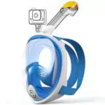 Maschera Snorkeling Subacquea con Vista Panoramica e Sistema Respiratore