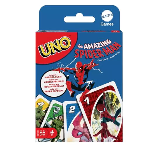 Mattel Games UNO - Edizione Speciale The Amazing Spiderman, gioco per famiglie