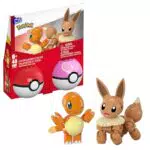 Pokémon Set Poké Balls con Charmander ed Eevee, Giocattolo Creativo JCR81