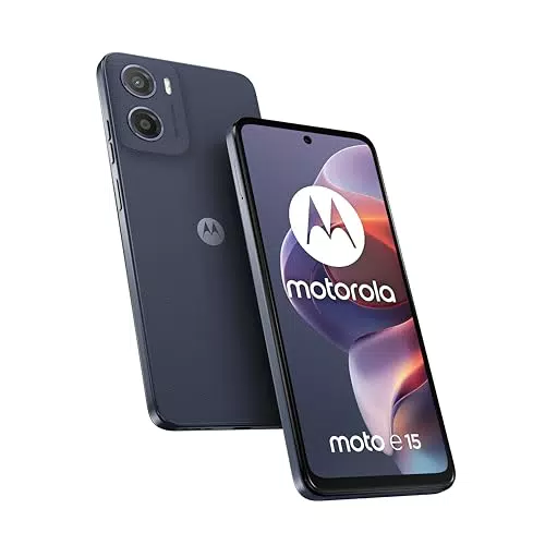 Motorola Moto E15 - Smartphone 6.67" HD+, 32MP, 5200mAh, MediaTek Helio G81