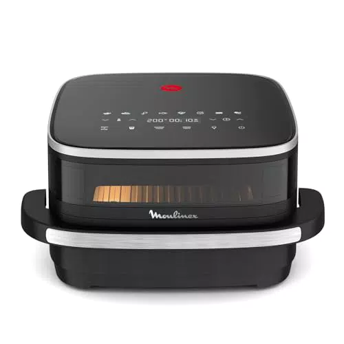 Moulinex Easy Fry XL AL4018 - Friggitrice ad Aria con Cestello Antiaderente e Tecnologia Extra-Crisp