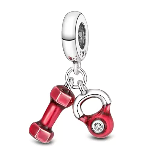 MULA Charm Bead Ciondolo in Argento per Bracciali e Collane
