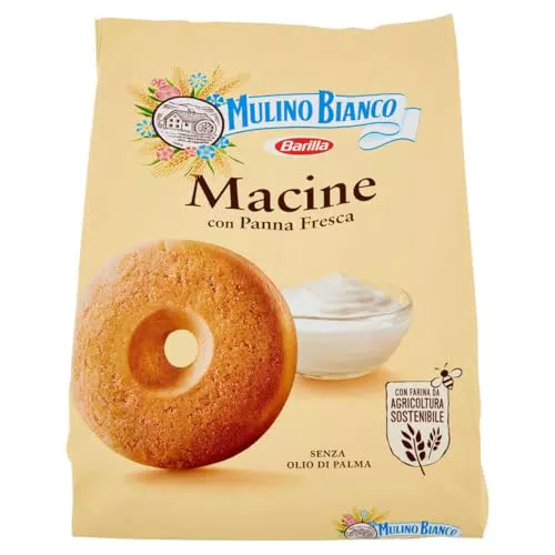 Mulino Bianco Biscotti Frollini Macine con Panna Fresca