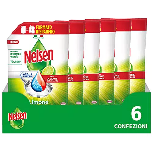 Nelsen Detersivo per Piatti Classico Limone - Ricarica Risparmio 1650 ml
