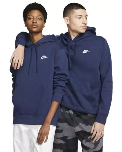 Nike M Nsw Club Po Bb, Felpa con Cappuccio Uomo, Bianco