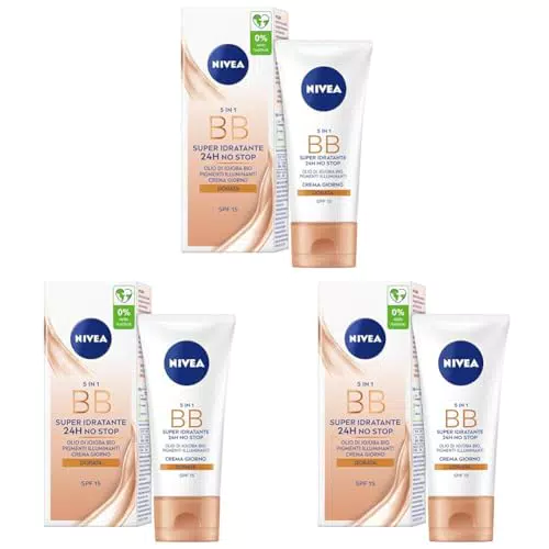 NIVEA ESSENTIALS BB Cream Super-Idratante 24H No Stop 50 ml