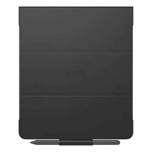 Amazon Kindle Scribe - Custodia in pelle elegante con apertura a libro e aggancio magnetico